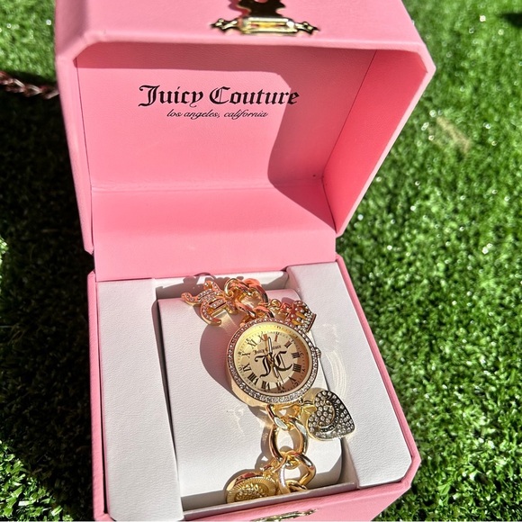LIMITED EDITION Juicy couture gold time charm watch - Picture 3 of 4